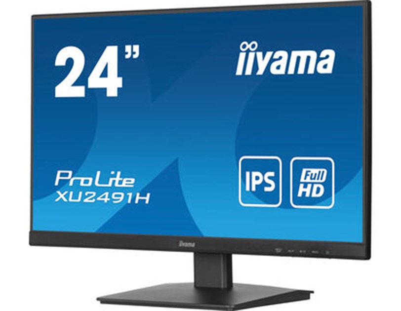 IIYAMA 24" XU2491H-B1 FHD (1920x1080) IPS 16:9, 100Hz, 300cd/m2, 1300:1, 0.5ms, HDMI, DP, tilt