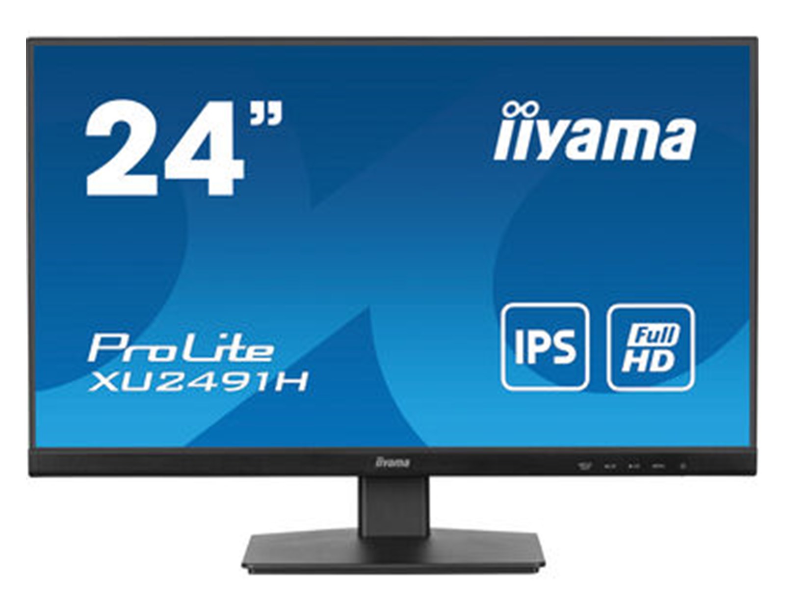 IIYAMA 24" XU2491H-B1 FHD (1920x1080) IPS 16:9, 100Hz, 300cd/m2, 1300:1, 0.5ms, HDMI, DP, tilt