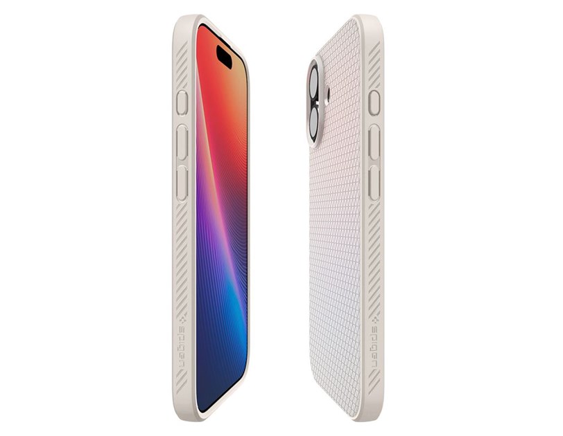 Spigen Liquid Air, natural titanium - iPhone 17 (ACS10372)