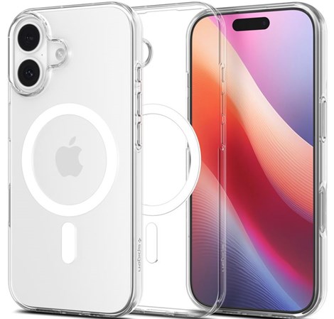 Spigen Liquid Crystal MagSafe, clear white - iPhone 17 (ACS10397)