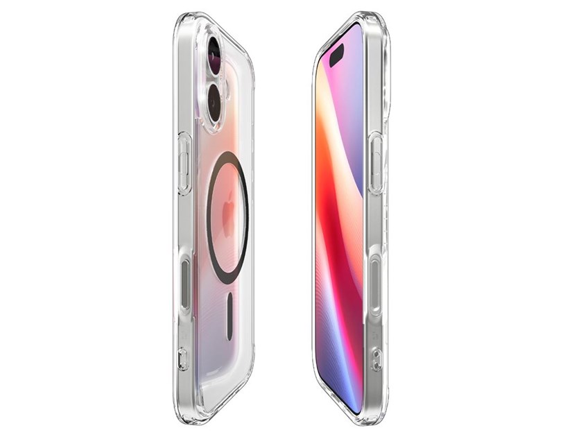 Spigen Ultra Hybrid MagSafe, clear graphite - iPhone 17 (ACS10381)