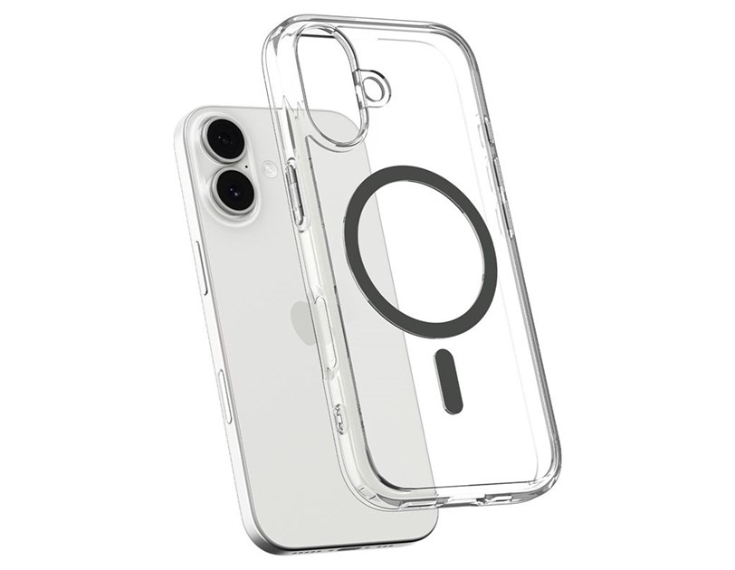 Spigen Ultra Hybrid MagSafe, clear graphite - iPhone 17 (ACS10381)