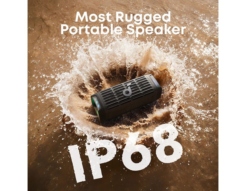 Anker Soundcore BOOM 3i prijenosni BT5.3 zvučnik, 50W, IP68, BassUp 2.0, 16h autonomija, crni (D5100010)