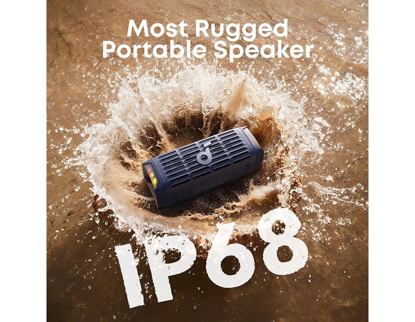 Anker Soundcore BOOM 3i prijenosni BT5.3 zvučnik, 50W, IP68, BassUp 2.0, 16h autonomija, moderan (D5100030)