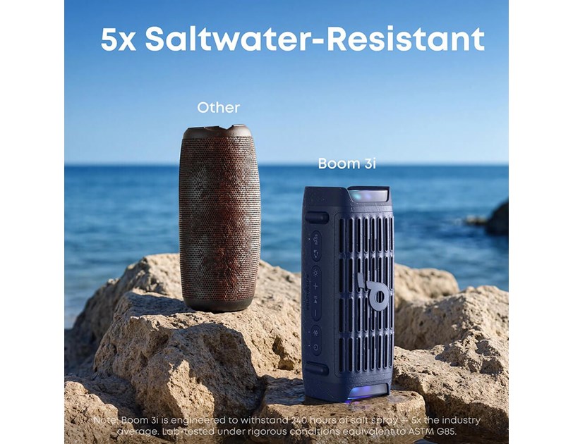 Anker Soundcore BOOM 3i prijenosni BT5.3 zvučnik, 50W, IP68, BassUp 2.0, 16h autonomija, moderan (D5100030)