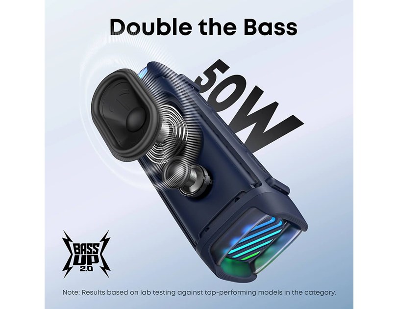 Anker Soundcore BOOM 3i prijenosni BT5.3 zvučnik, 50W, IP68, BassUp 2.0, 16h autonomija, moderan (D5100030)