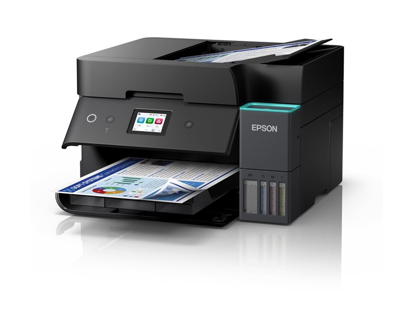 Epson EcoTank L6390 Print/Scan/Copy/Fax A4 pisač, 18/9 str/min., 4800x1200 dpi, USB, Wi-Fi, LAN, Duplex, ADF (C11CL41408)
