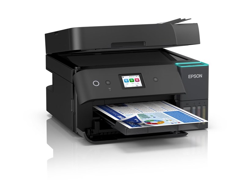 Epson EcoTank L6390 Print/Scan/Copy/Fax A4 pisač, 18/9 str/min., 4800x1200 dpi, USB, Wi-Fi, LAN, Duplex, ADF (C11CL41408)