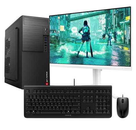Cratos VUB Intel i5-10400, 16GB DDR4, 1TB NVMe, HDMI/DP, Win 10 Pro + Monitor + miš/tipkovnica