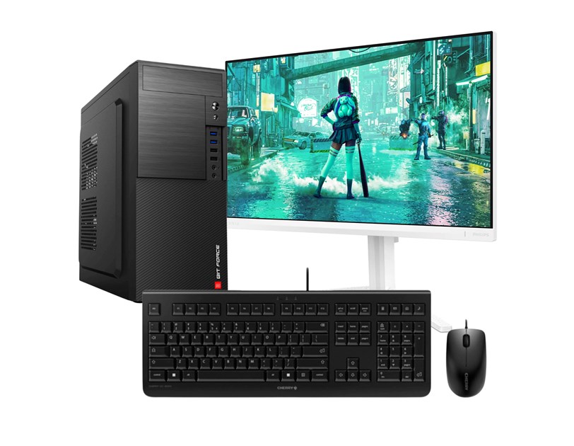 Cratos VUB Intel i5-10400, 16GB DDR4, 1TB NVMe, HDMI/DP, Win 10 Pro + Monitor + miš/tipkovnica
