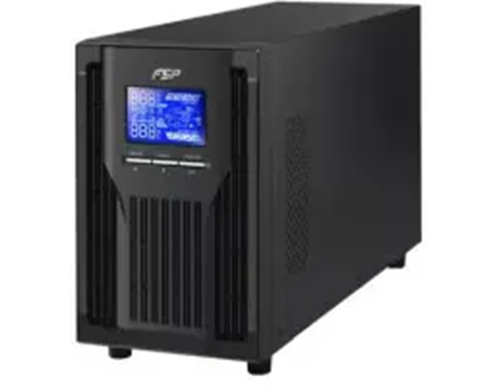 Fortron Source UPS Champ Rack - IEC 1000VA/900W, On-line double conversion, USB, RS-232, IEC C13x6, 2×9Ah, LCD