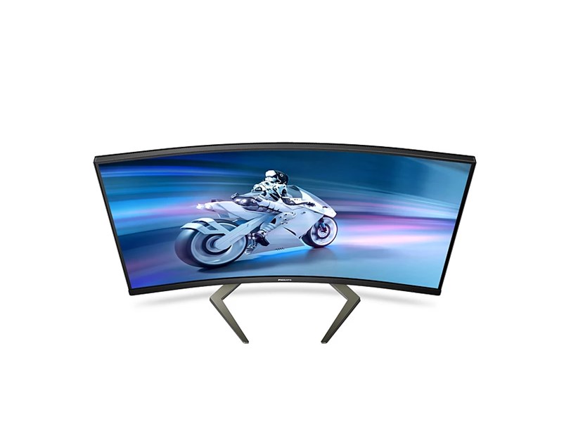 Philips 32" 32M1C5200W/00 FHD (1920x1080) VA 16:9 curved, Swivel, 240Hz,  300 cd/m2,  3500:1, 0,5ms, HDMIx2, DP, 