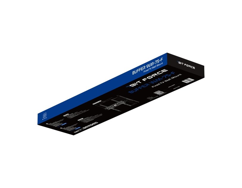 BIT FORCE fiksni zidni nosač za TV BUFFER WM-75-F