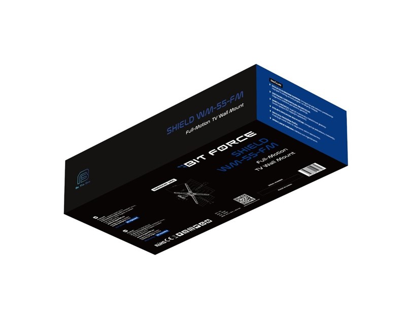 BIT FORCE nagibno-okretni nosač za TV SHIELD WM-55-FM