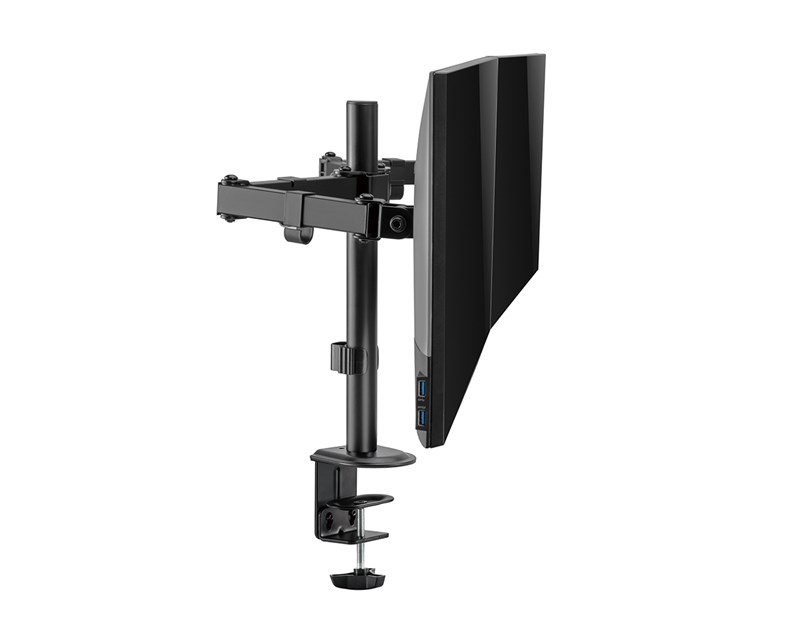 BIT FORCE nagibno-okretni stolni nosač za 2 monitora BRACKET DMM-32-2M