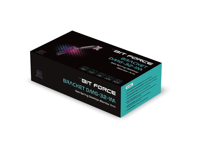 BIT FORCE stolna ručka za monitor s plinskom oprugom BRACKET DMG-32-1M