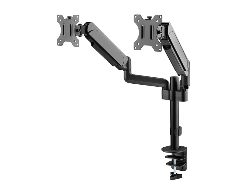 BIT FORCE stolna ručka za 2 monitora s plinskom oprugom BRACKET DMG-32-2M