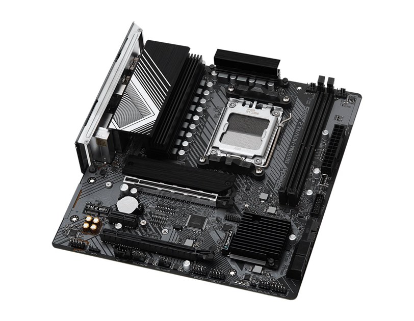 Asrock AMD B650M-HDV/M.2, S.AM5, DDR5/6400, PCIe 4.0, HDMI/DP, mATX