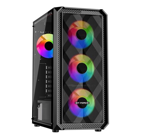 BIT FORCE računalo GAMER PC R53050, Ryzen 5 5600, 32GB DDR4, 500GB SSD, RTX 3050, WiFi, W11P