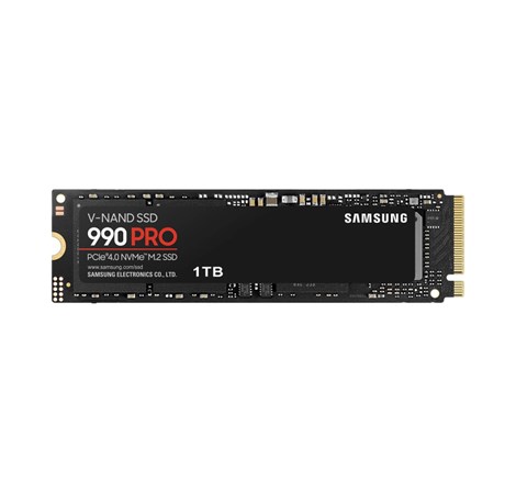 Samsung 990 Pro 1TB NVMe PCIe 4.0 M.2 SSD, R/W: 7450/6900 MB/s, (MZ-V9P1T0BW)