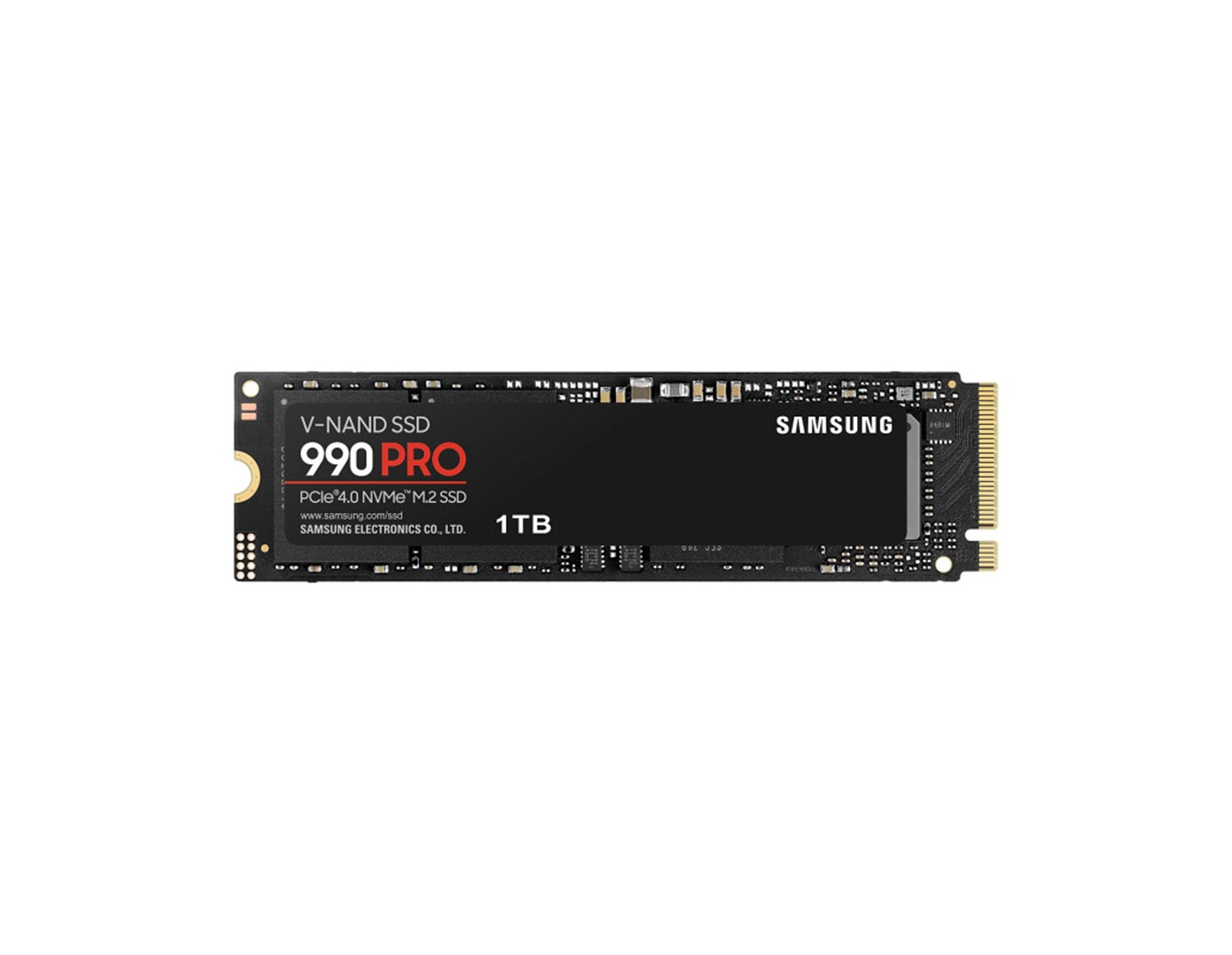 Samsung 990 Pro 1TB NVMe PCIe 4.0 M.2 SSD, R/W: 7450/6900 MB/s, (MZ-V9P1T0BW)