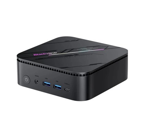 BLACKVIEW MP100 Pro Mini PC, Intel® Alder Lake i9-12900H, 16GB DDR4, 1TB SSD, Intel® Iris® Xe, Wi-Fi, BT 5.2, DP/HDMI/RJ45, 6xUSB-A 3.1, USB-C, Win11Pro