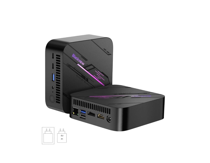 BLACKVIEW MP100 Pro Mini PC, Intel® Alder Lake i9-12900H, 16GB DDR4, 1TB SSD, Intel® Iris® Xe, Wi-Fi, BT 5.2, DP/HDMI/RJ45, 6xUSB-A 3.1, USB-C, Win11Pro