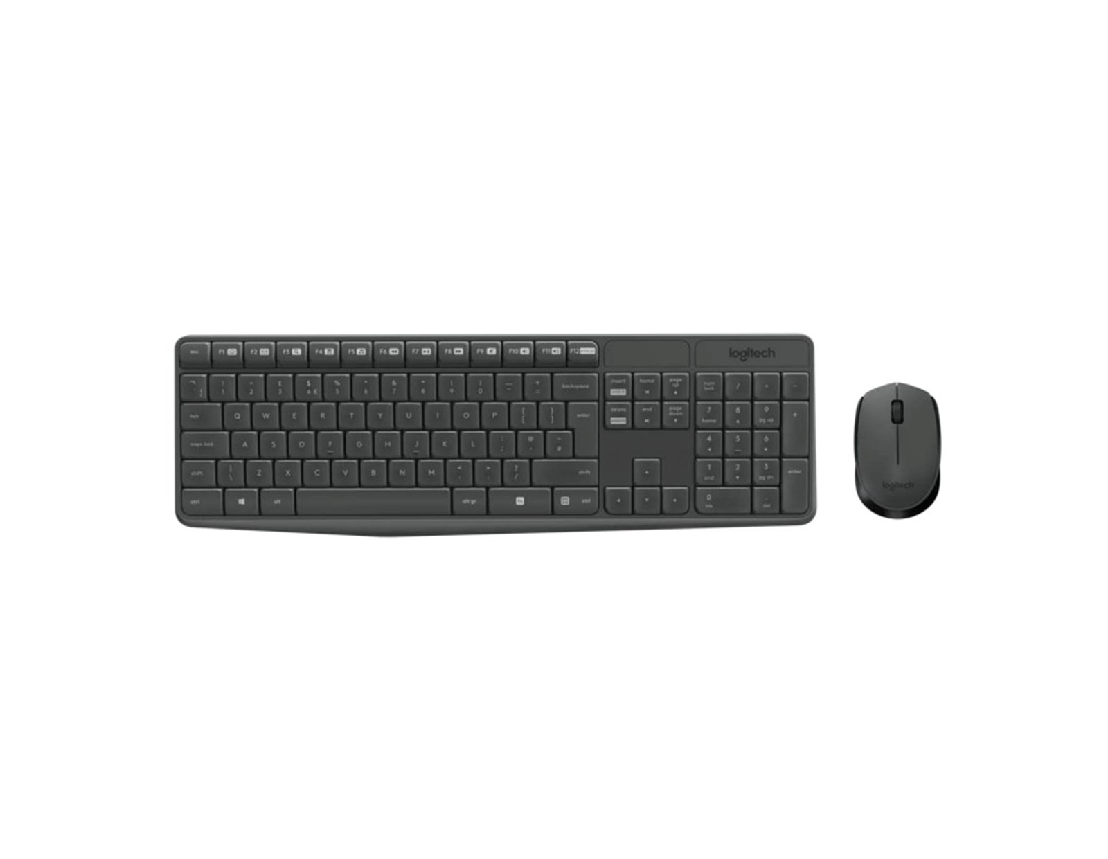 Logitech MK235 bežična tipkovnica+miš, USB, crna (920-007931)