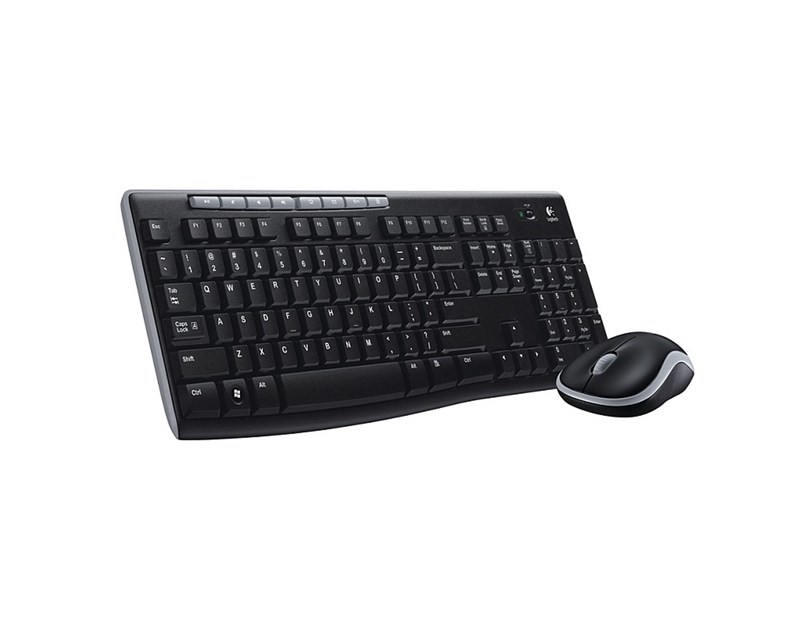 Logitech MK270 bežična tipkovnica+miš, USB, crna (920-004509)