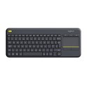 Logitech K400 Plus bežična tipkovnica+touchpad, USB, crna (920-007145)