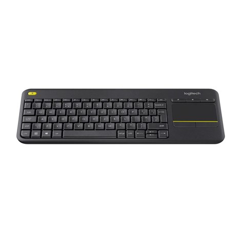 Logitech K400 Plus bežična tipkovnica+touchpad, USB, crna (920-007145)