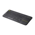 Logitech K400 Plus bežična tipkovnica+touchpad, USB, crna (920-007145)