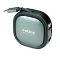 Roline USB 2.0 kabel, C-C, M/M, 60W, izvlačivi, crni, 1.2m