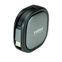 Roline USB 2.0 kabel, C-C, M/M, 60W, izvlačivi, crni, 1.2m