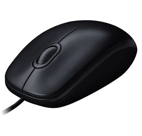 Logitech M100 optički miš, USB, crni (910-006652)