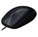 Logitech M100 optički miš, USB, crni (910-006652)