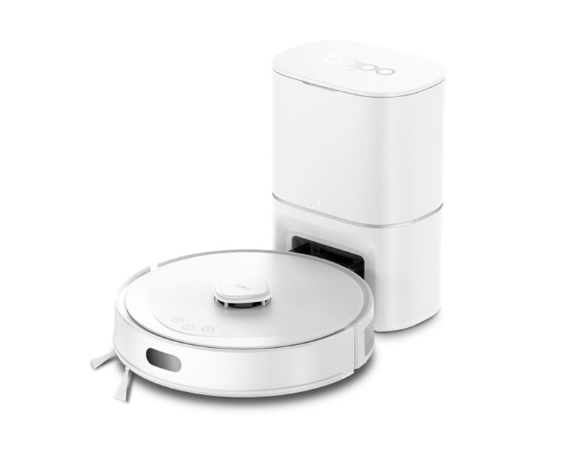 Tapo RV30 Max Plus robotski usisivač i perač, LiDAR + IMU dual Navigation, 2600 mAh, 300ml Dustbin, 300ml Water Tank, Smart Dust Collection, WiFi/Bluetooth, Home/Alexa, Tapo APP