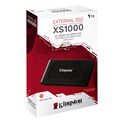 KINGSTON XS1000 eksterni SSD disk 1TB, USB 3.2 Gen 2 Type-C, USB-C to USB-A cable, crni, SXS1000/1000G