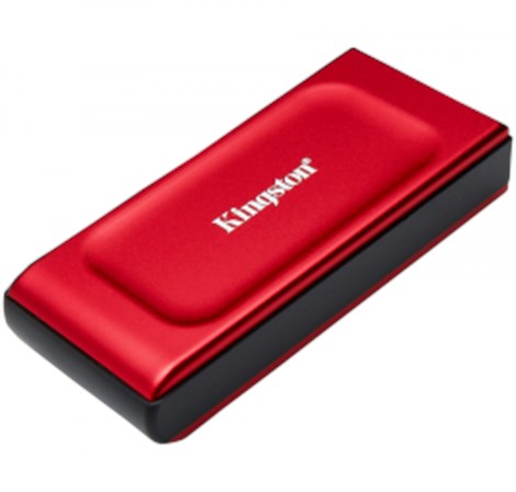 KINGSTON XS1000 eksterni SSD disk 1TB, USB 3.2 Gen 2 Type-C, USB-C to USB-A cable, crveni, SXS1000/1000G