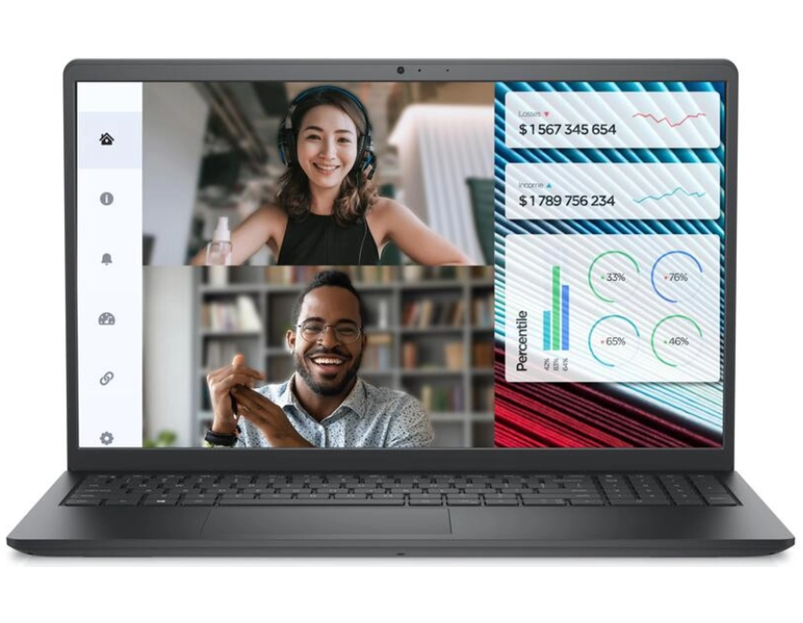 DELL Vostro 3530 15.6" FHD, Intel Core i5-1334U, 16GB DDR4, 512GB SSD, Backlit, Iris Xe + Win 11 Pro + 3Y