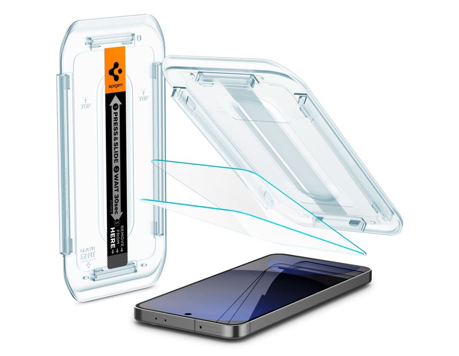 Spigen Glass tR EZ Fit 2 Pack, transparency - Samsung Galaxy A56 5G/S24 FE (AGL08729)