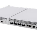 Mikrotik Cloud Router Switch CRS804-4DDQ-hRM, 48xG-LAN (svi PoE-out), 2x10G SFP+, 4x400G QSFP56-DD utora, RouterOS v7, 1U rackmount, IP20