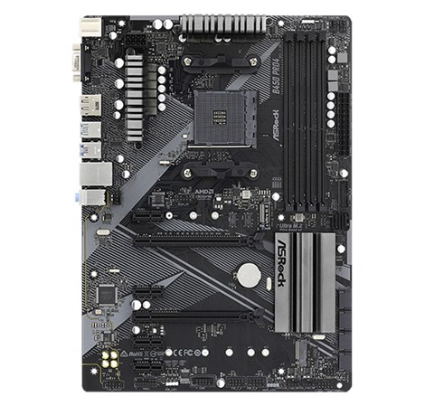 ASRock MB B450 PRO4 R2.0, S.AM4, 4xDDR4/3200, PCIe 3.0, G-LAN, USB-C, VGA/HDMI/DP, ATX