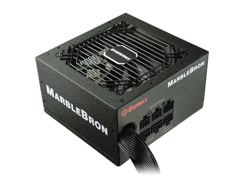 Enermax 650W MarbleBron II, ATX 3.1, 80+ BRONZE, polu-modularno, aktivan PFC, 2×PCIe, 5×SATA, 24-pina, 120mm ventilator