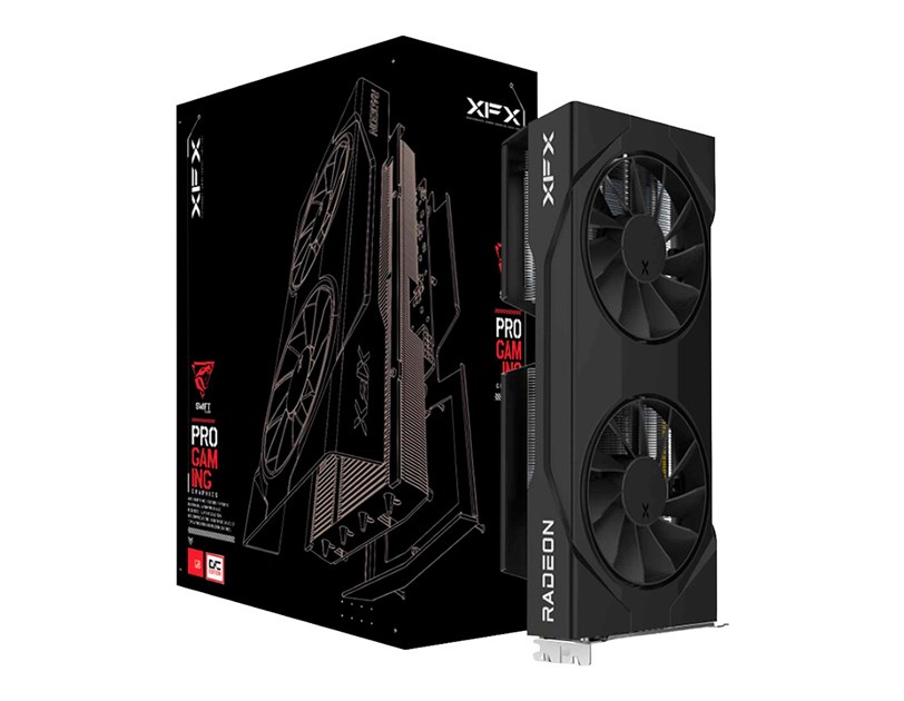 XFX Radeon RX 9060 8GB GDDR6, PCIe 5.0x16, HDMI/2×DP, black box