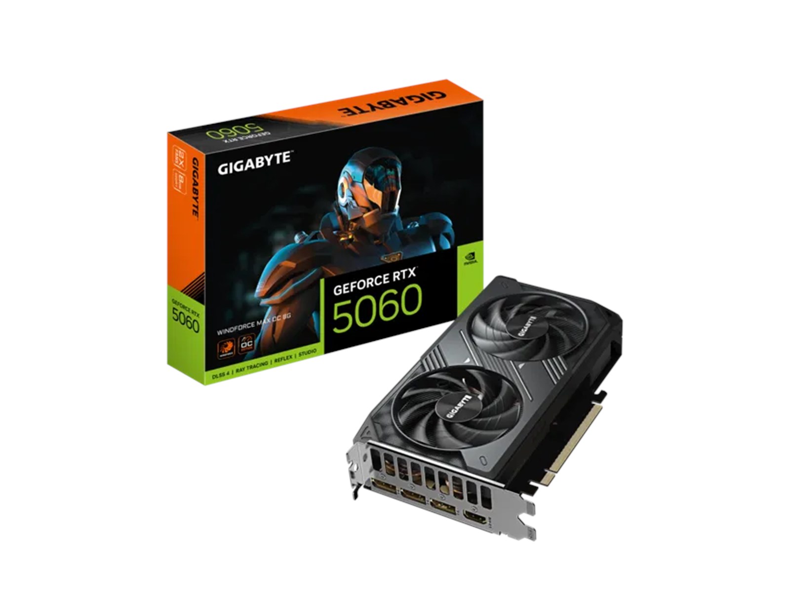 Gigabyte GeForce RTX 5060 Windforce Max OC 8GB GDDR7, 8GB GDDR7/128-bit, PCIe 5.0x16, HDMI/3×DP