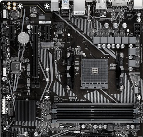 Gigabyte MB A520M DS3H AC, S.AM4, DDR4/4733(OC), PCIe 3.0, G-LAN, HDMI/DP/DVI-D, WiFi, mATX