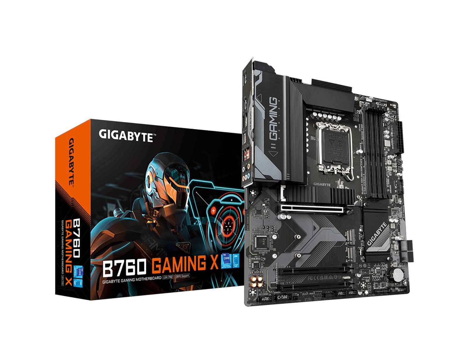 Gigabyte MB B760 GAMING X GEN 5, S.1700, 4xDDR5/5600, PCIe 5.0, 2.5 G-LAN, HDMI/DP, USB-C, ATX