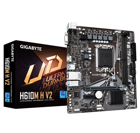 Gigabyte MB H610M H V2 DDR5, S.1700, 2xDDR5/5600, PCIe 4.0, G-LAN, VGA/HDMI, mATX