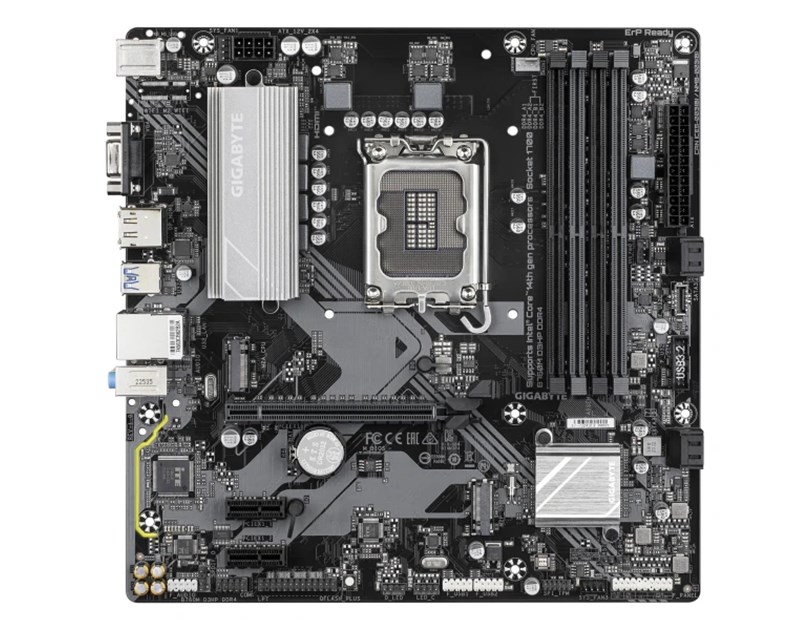 Gigabyte MB B760M DS3HP DDR4, S.1700, 4xDDR4/5333(OC), PCIe 4.0, G-LAN, VGA/HDMI/DP,  mATX